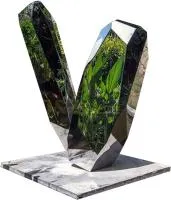 Камни полированная сталь арт-объект (517631) поставка  в Покрове