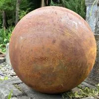 Стальная сфера — 3D КОРТЕН (518913) ∅ 1500 мм. Покров 