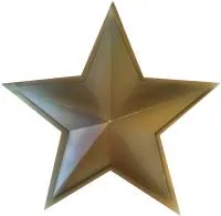 Звезда на памятник состаренная бронза в Покрове (518501)