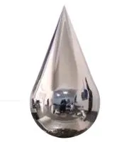 Капля 1000 х 500 зеркало aisi304 (517624) производство арт-объект  в Покрове