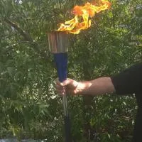 Факел на праздник Сахалин (197156) производство жидкость факелы ø 135 мм. ветроустойчивая  в Покрове