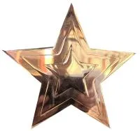 Звезда на памятник ø 150 (518234) монтаж обелиск - стела мм. пустотелая  в Покрове