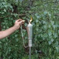 Коста река факел (197423) монтаж тики садовые факелы ø 120 мм. универсальная  в Покрове