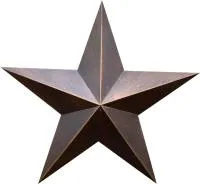 Звезда на памятник листовая бронза патина в Покрове (518498)