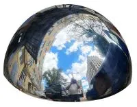 Полусфера полированная металлическая (207265) монтаж промоборудование ø 1000 мм.  в Покрове