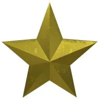 Звезда накладка на памятник литая латунь в Покрове (518483)