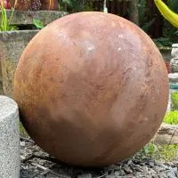 Шар металлический кортен (518919) ∅ 800 мм. Покров 
