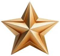 Звезда из латуни элемент декора на памятник в Покрове (518509)