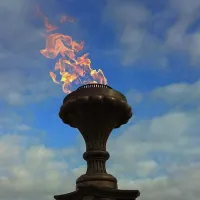 Газовая горелка апс (газ-контроль) (1629) сертификат - автомат вечный огонь ø 154 мм. ветроустойчивая  в Покрове