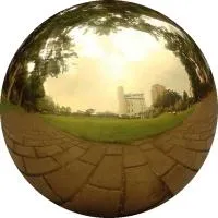 Полированный шар из латуни (198298) производство - сфера арт-объект ø 1000 мм. пустотелая  в Покрове