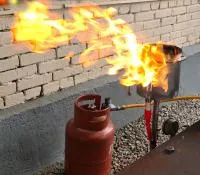 Газовая горелка электро розжиг (514267) монтаж вечный огонь ø 154 мм. ветроустойчивая  в Покрове