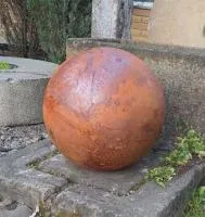 Сфера 3D парк КОРТЕН сталь (518912) ∅ 500 мм. Покров 