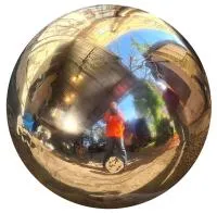 Шар полированный ø 700 мм. (514270) сертификат - сфера арт-объект пустотелая  в Покрове