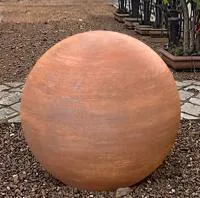Железный шар сталь кортен (518914) ∅ 1350 мм. Покров 