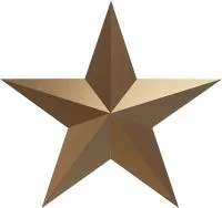 Звезда на памятник ветерану ВОВ из бронзы в Покрове (518494)