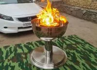 Чаша торжественного огня афины (51756458) производство для ø 360 мм. ветроустойчивая в Покрове