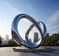 Кольца из нержавеющей стали скульптура (518263) поставка арт-объект  в Покрове