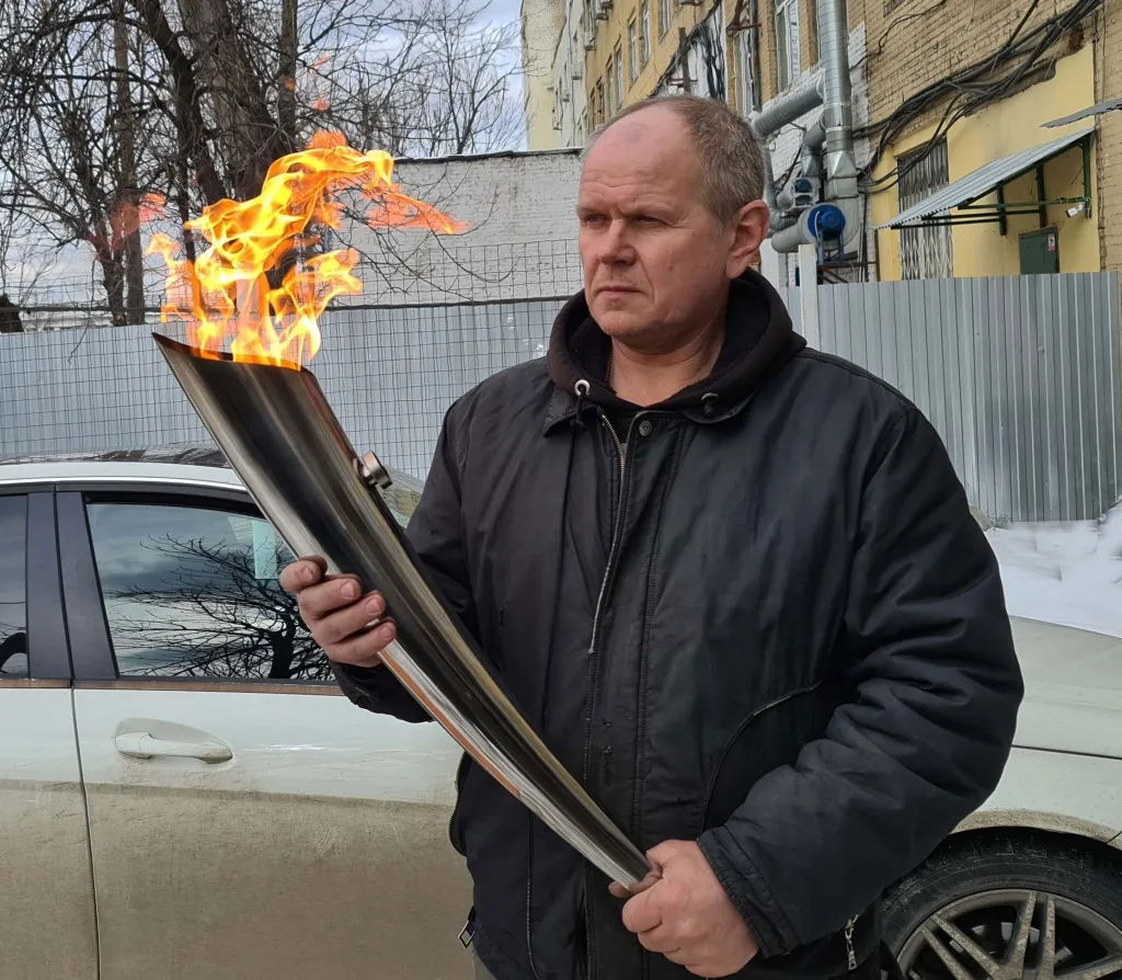 Факелы для эстафеты Олимпийского огня в Покрове Факелы для эстафеты Олимпийского огня в Покрове
